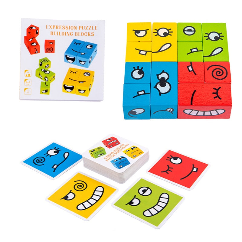Woods™ | Thinking Training for Children - Expression Block Puzzle