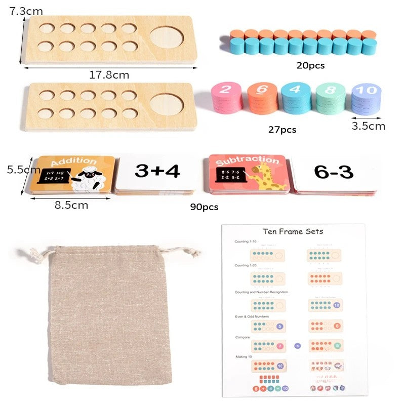 Woods™ - Make Math Easy - Calculation Playset for Children