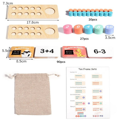 Woods™ - Make Math Easy - Calculation Playset for Children