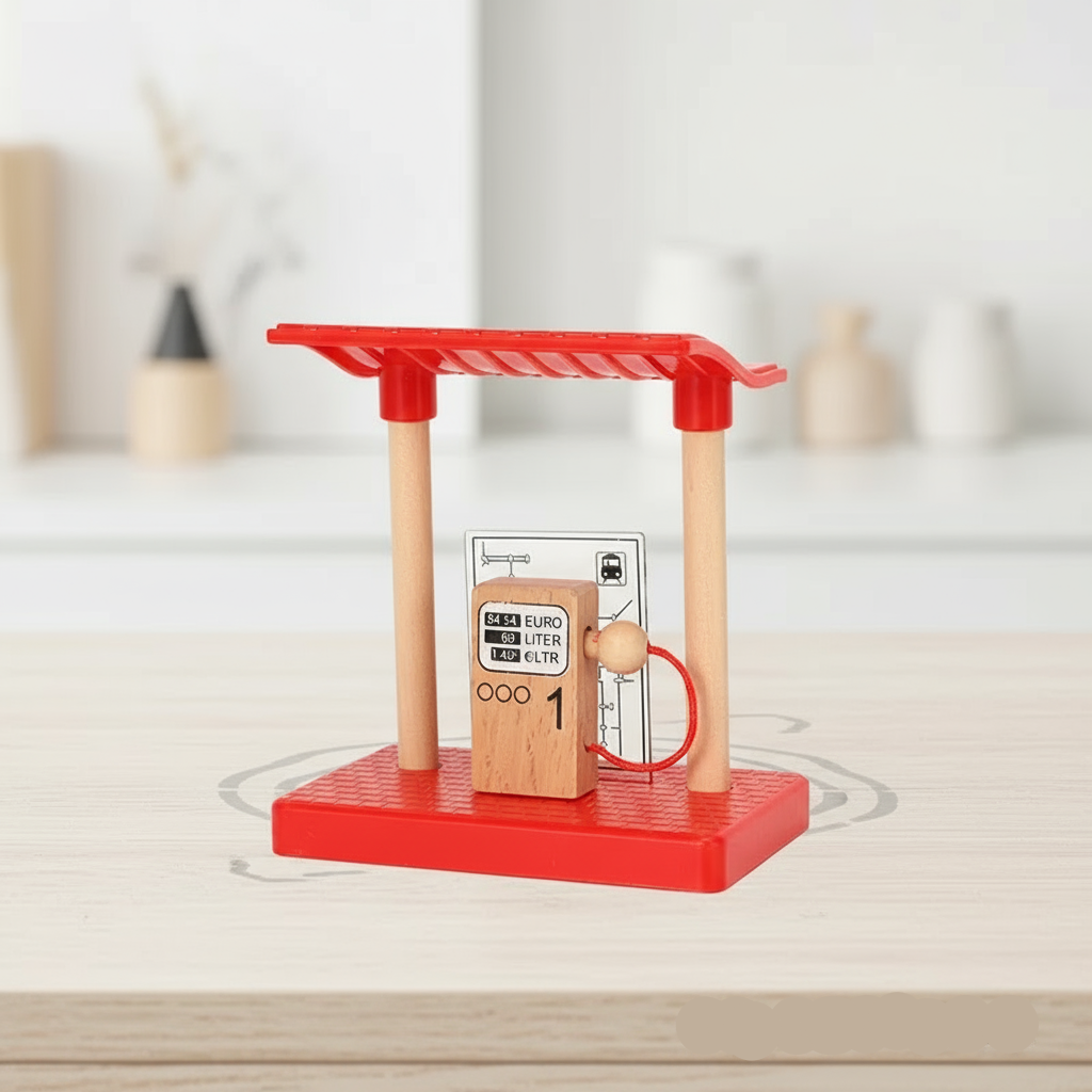 Woods – Stylish & Educational – Wooden Public Transport Playset