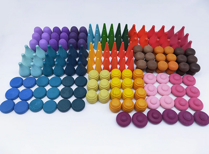 Rainbow Blocks™ – Creative Coloring Fun – Wooden Coloring Playset