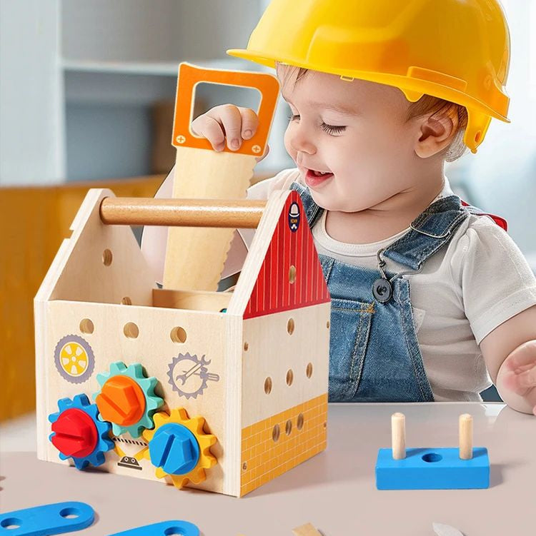 Busy Box™ - Discover & Learn - Wooden Activity Box