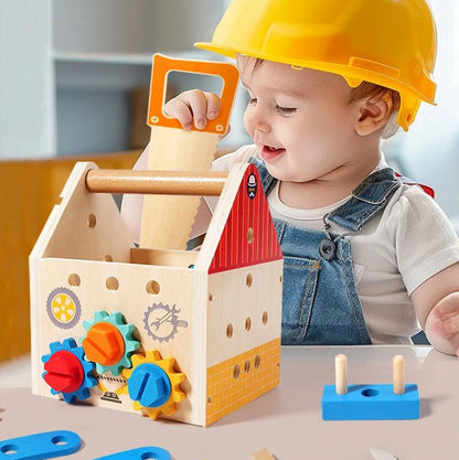 Busy Box™ - Discover & Learn - Wooden Activity Box