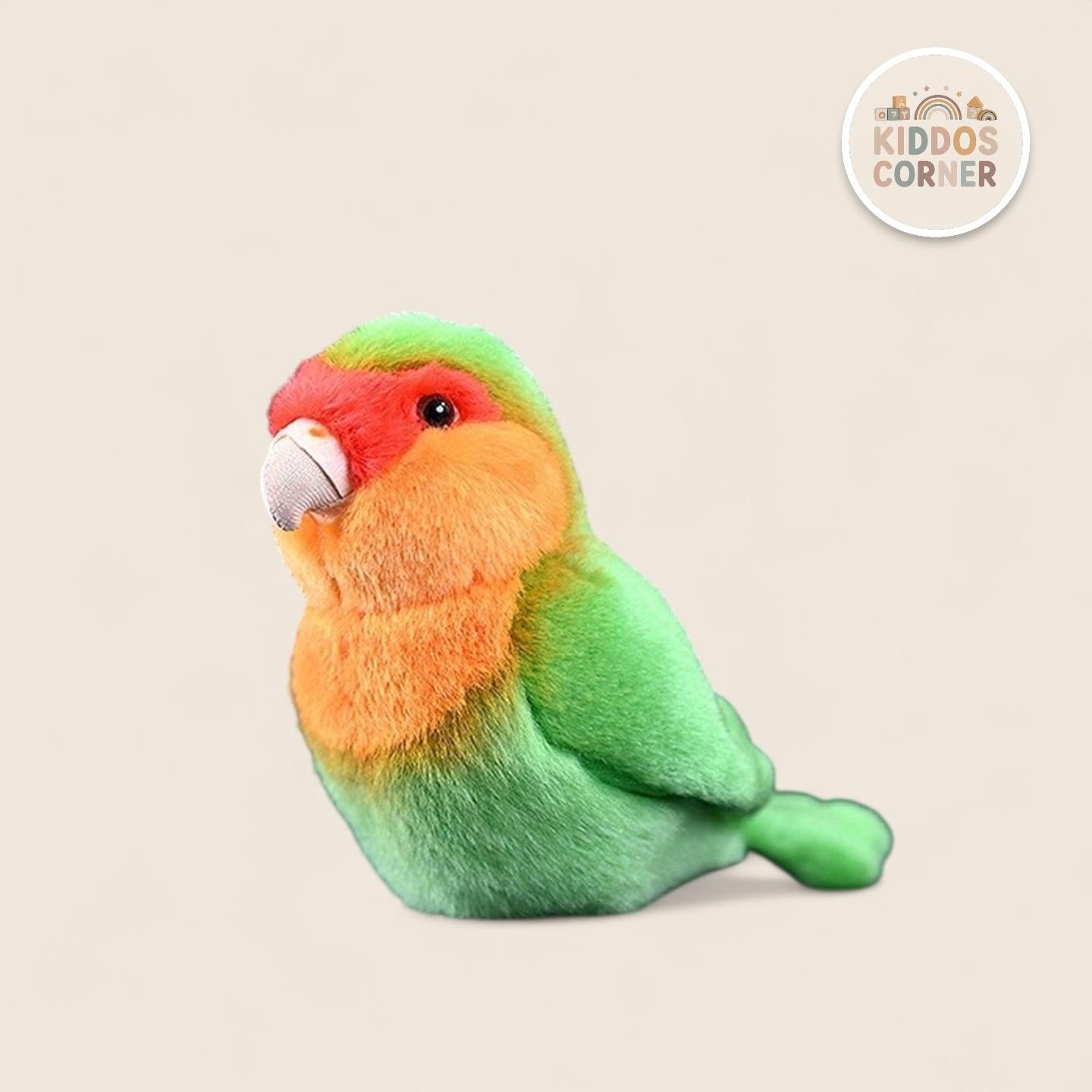 Green Lovebird Soft Stuffed Plush Toy