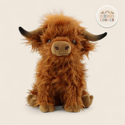 Scottish Highland Cow Soft Stuffed Plush Toy