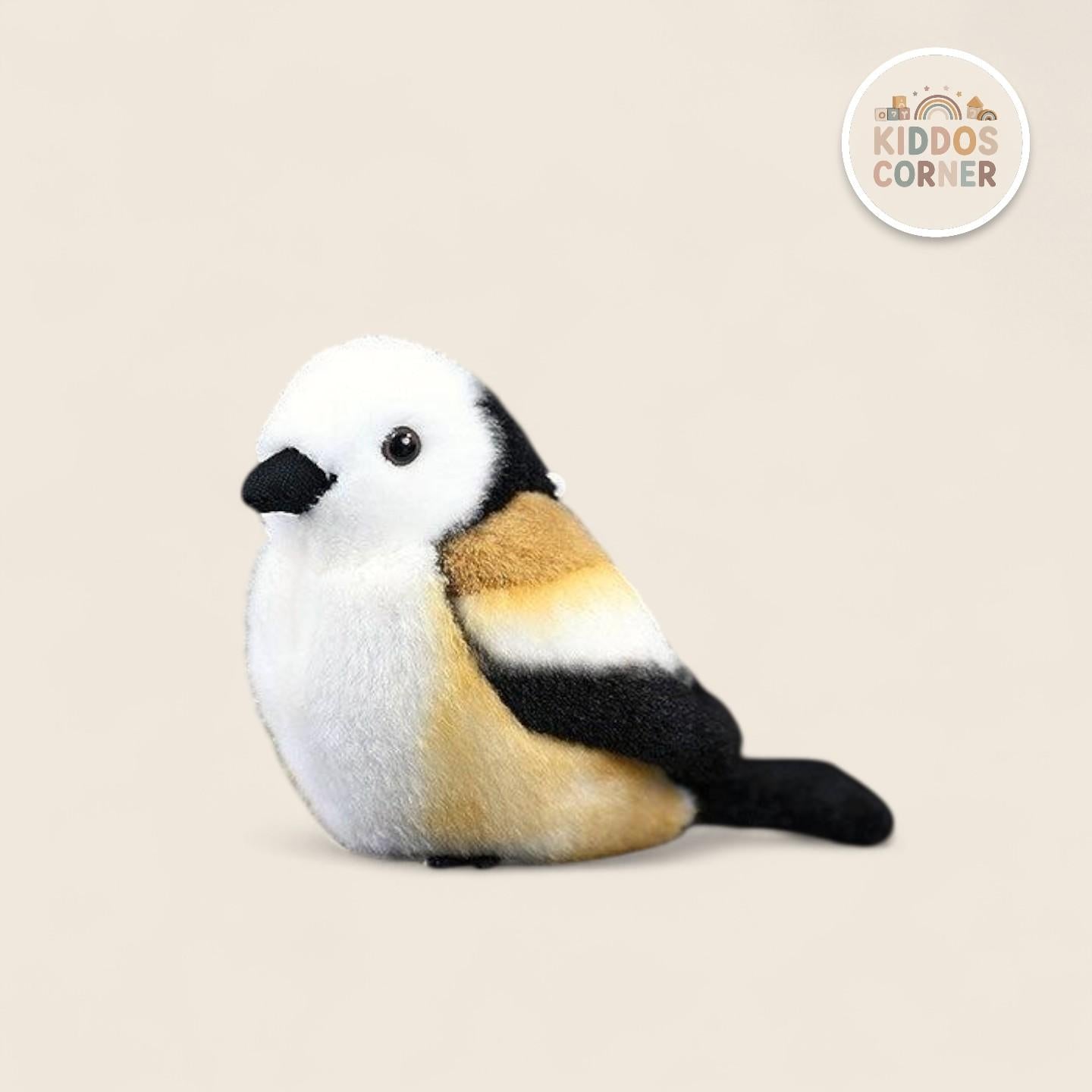 Long-Tailed Bushtit Bird Soft Stuffed Plush Toy