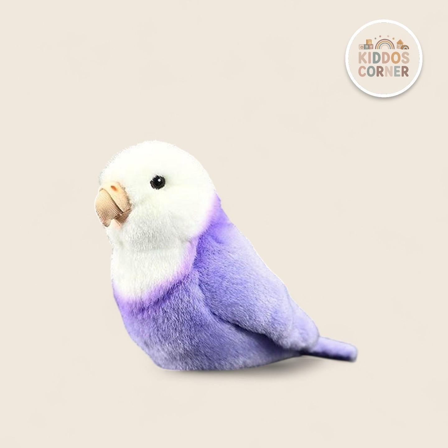 Purple Lovebird Soft Stuffed Plush Toy