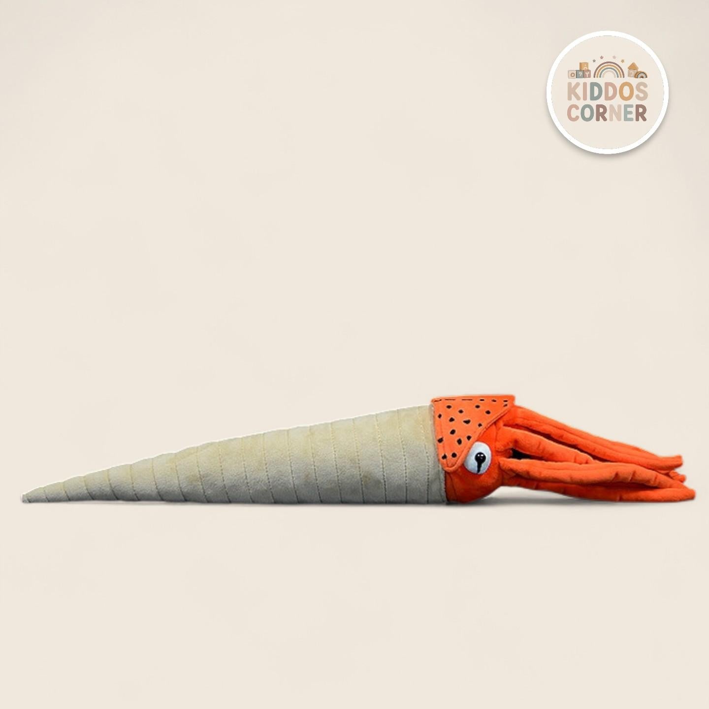 Orthoceras Nautiloid Cephalopod Soft Stuffed Plush Toy