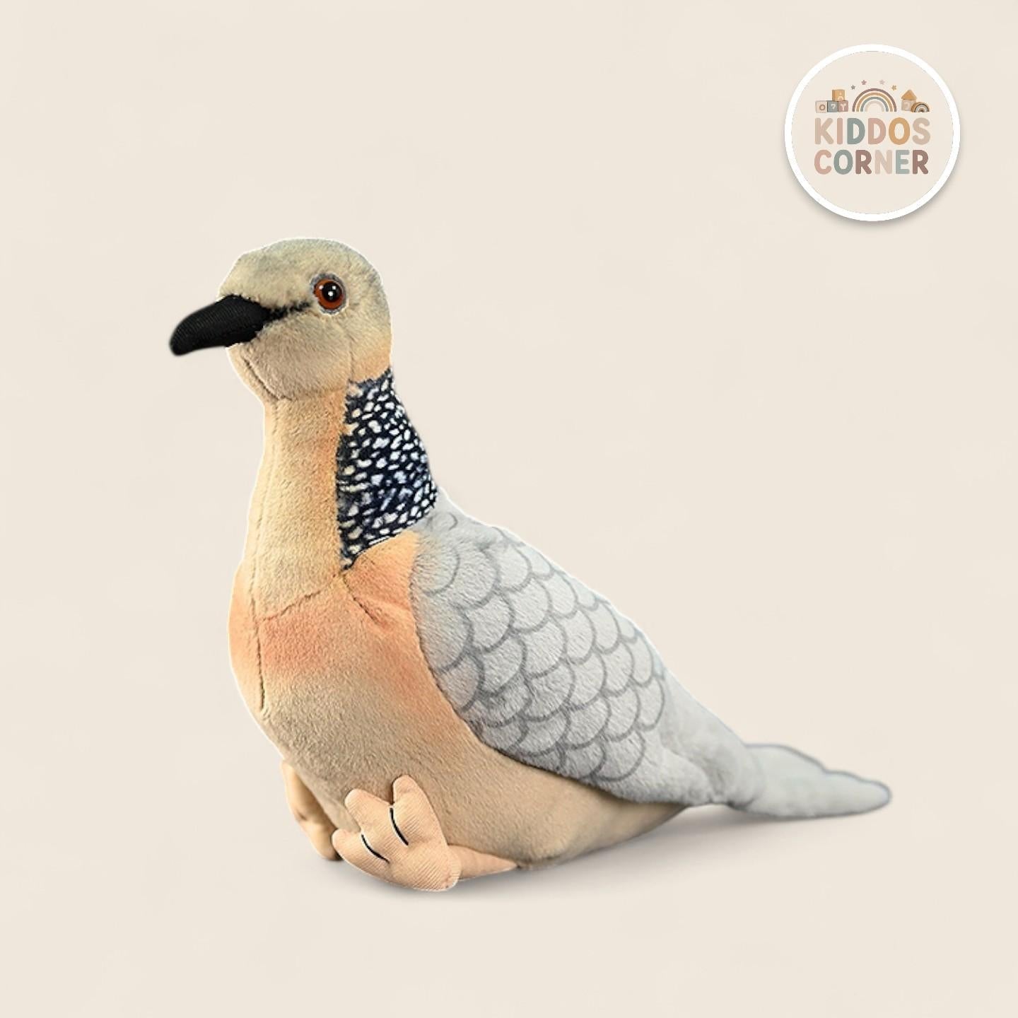 Spotted Dove Bird Soft Stuffed Plush Toy