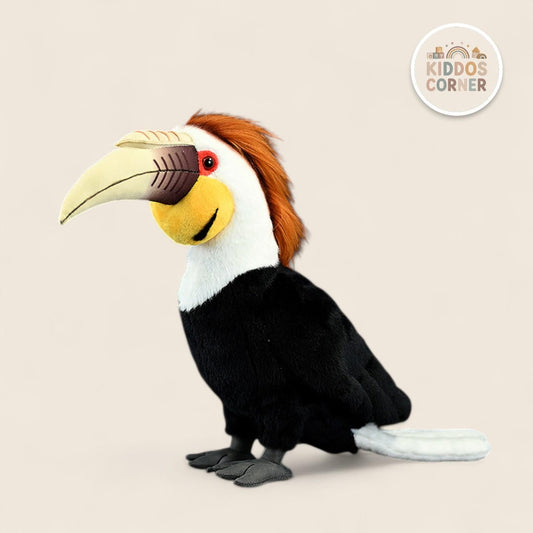 Wreathed Hornbill Bird Soft Stuffed Plush Toy