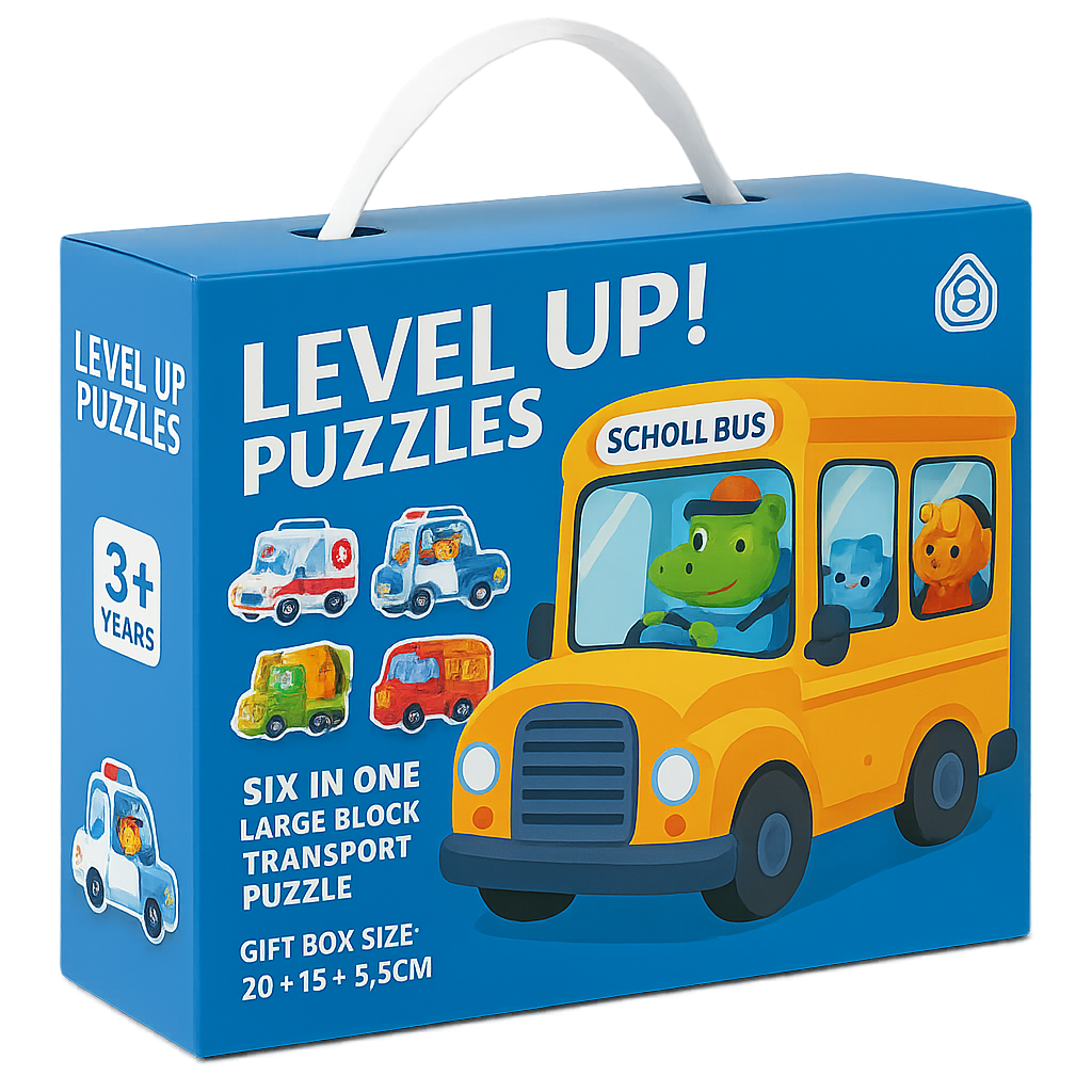 Woods™ - Fine Motor Skills & Creativity - 6-in-1 Puzzle