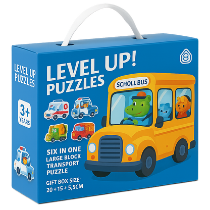 Woods™ - Fine Motor Skills & Creativity - 6-in-1 Puzzle