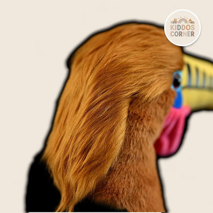 Rufous-necked Hornbill Bird Stuffed Plush Toy