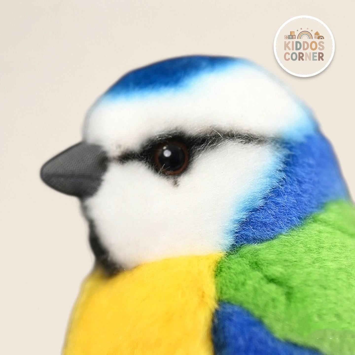 Eurasian Blue Tit Bird Stuffed Plush Toy