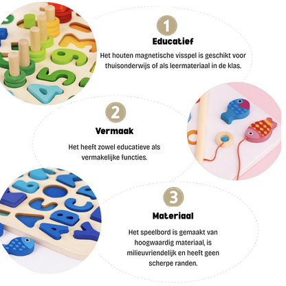 Woods™ | Develop Skills - Montessori Wooden Play Board