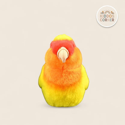 Yellow Lovebird Soft Stuffed Plush Toy