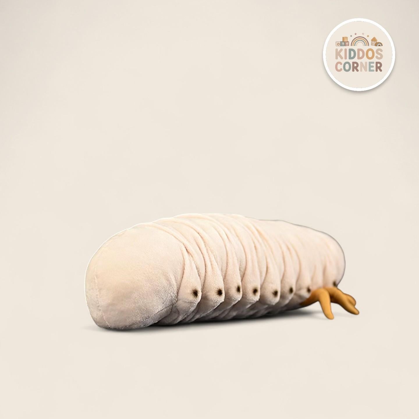 White Grub Soft Stuffed Plush Toy