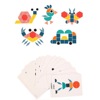 Woods™ | Develop Creativity - Geometric Shape Puzzle