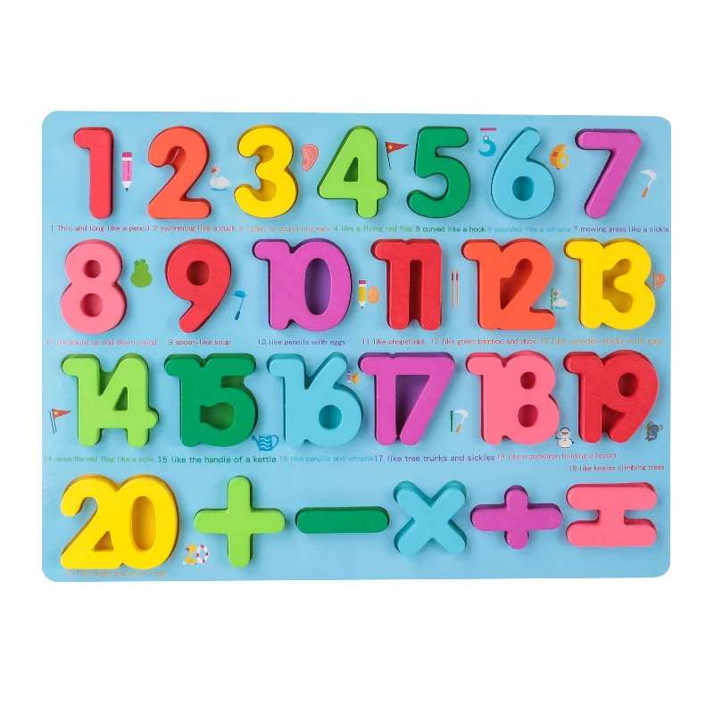 SmartBoard – Colorful & Educational – Montessori Number & Letter Learning Puzzle
