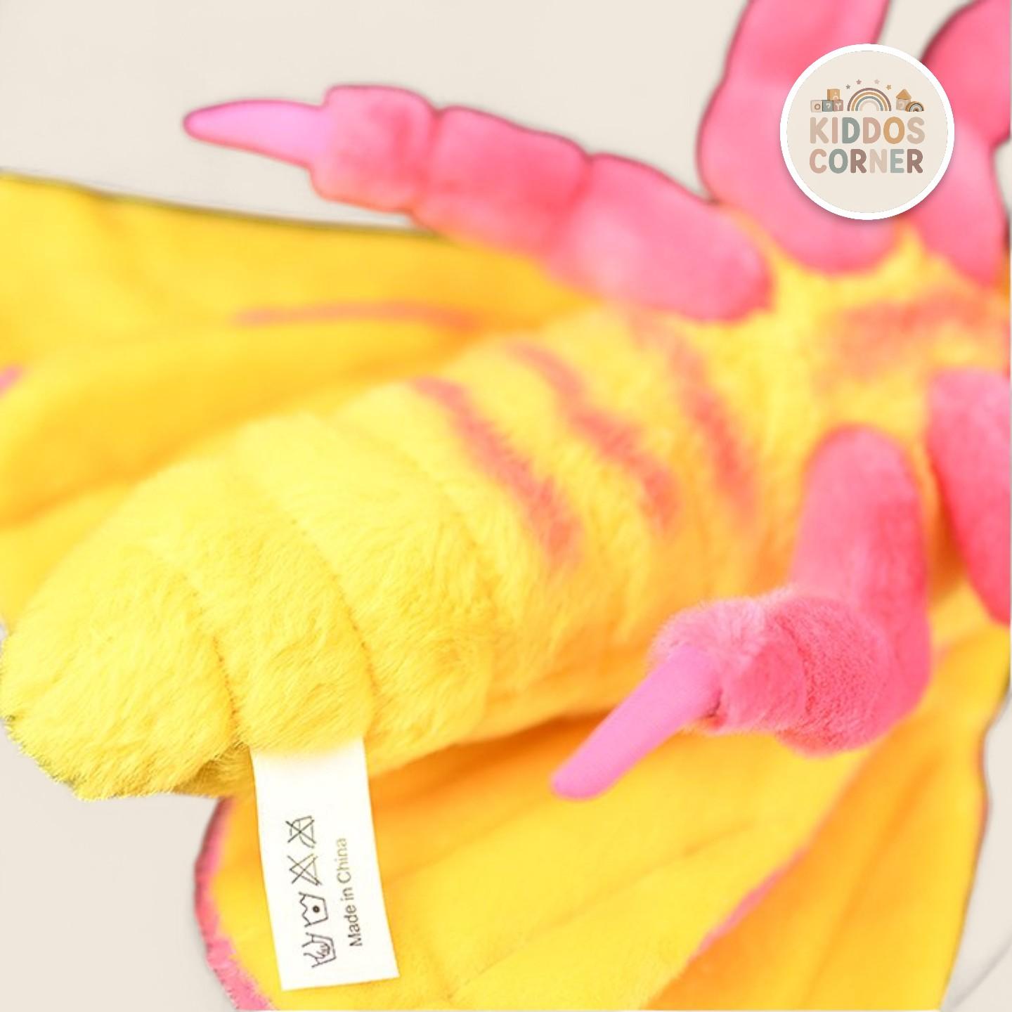 Rosy Maple Moth Soft Stuffed Plush Toy