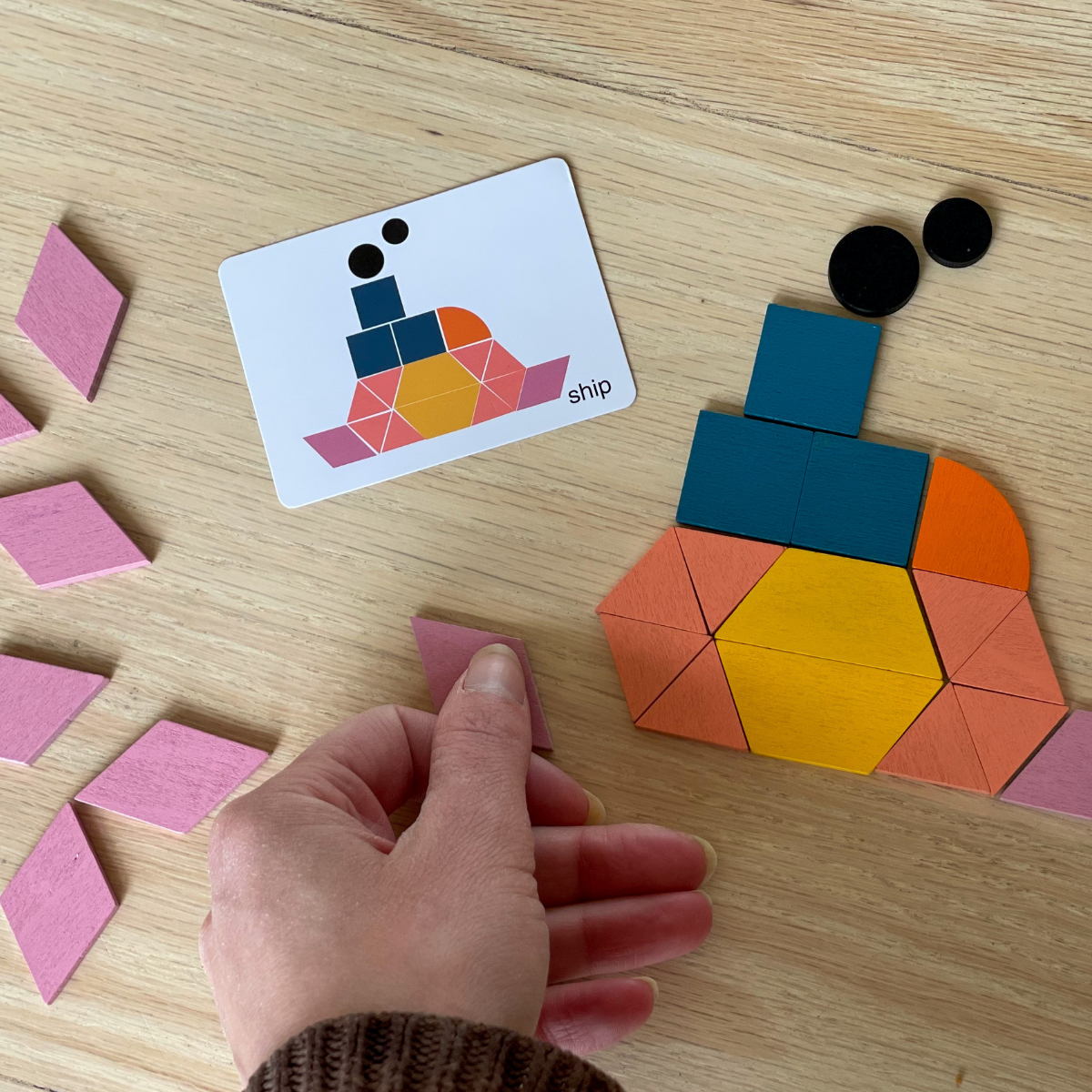 Woods™ | Develop Creativity - Geometric Shape Puzzle