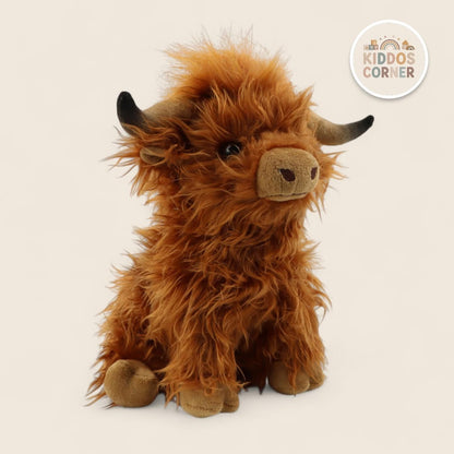 Scottish Highland Cow Soft Stuffed Plush Toy