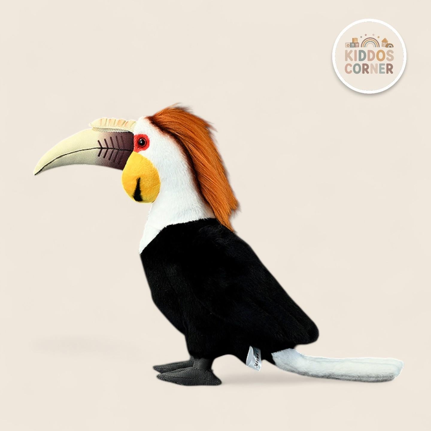 Wreathed Hornbill Bird Soft Stuffed Plush Toy
