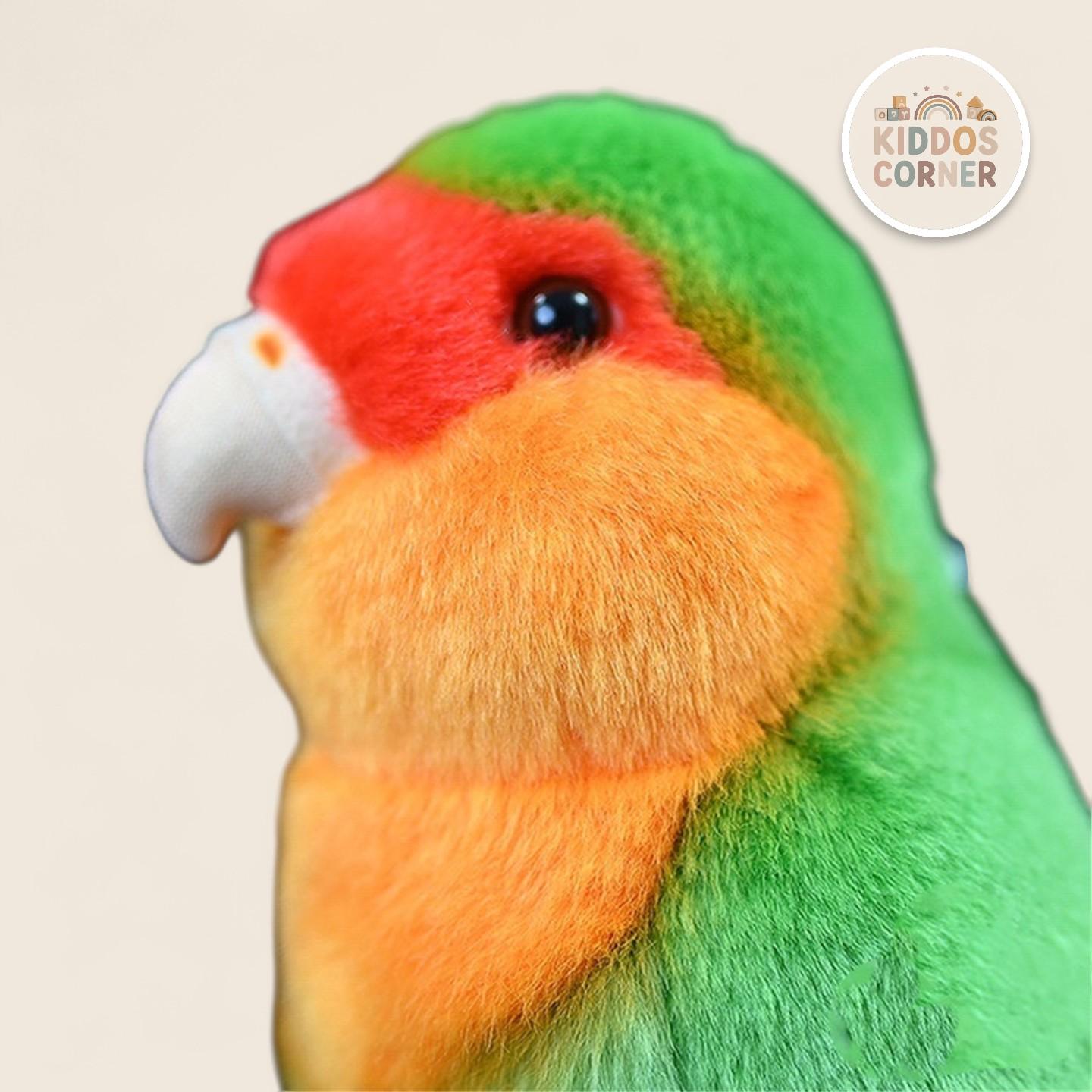 Green Lovebird Soft Stuffed Plush Toy