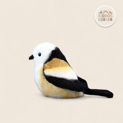 Long-Tailed Bushtit Bird Soft Stuffed Plush Toy