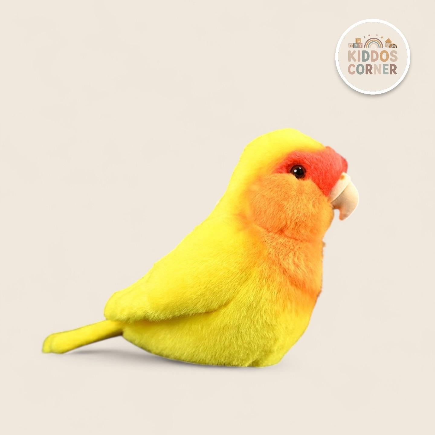 Yellow Lovebird Soft Stuffed Plush Toy