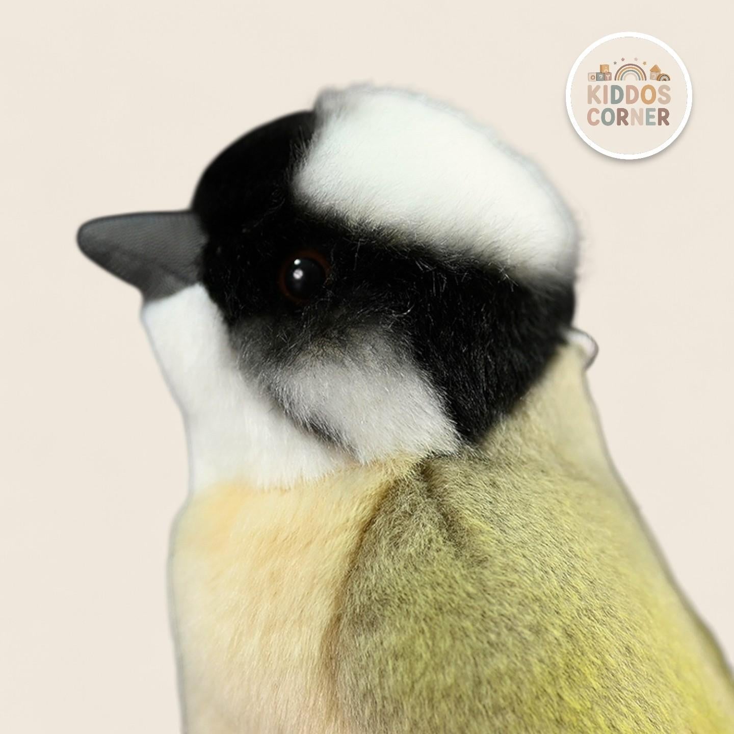 Light-Vented Bulbul Bird Soft Stuffed Plush Toy