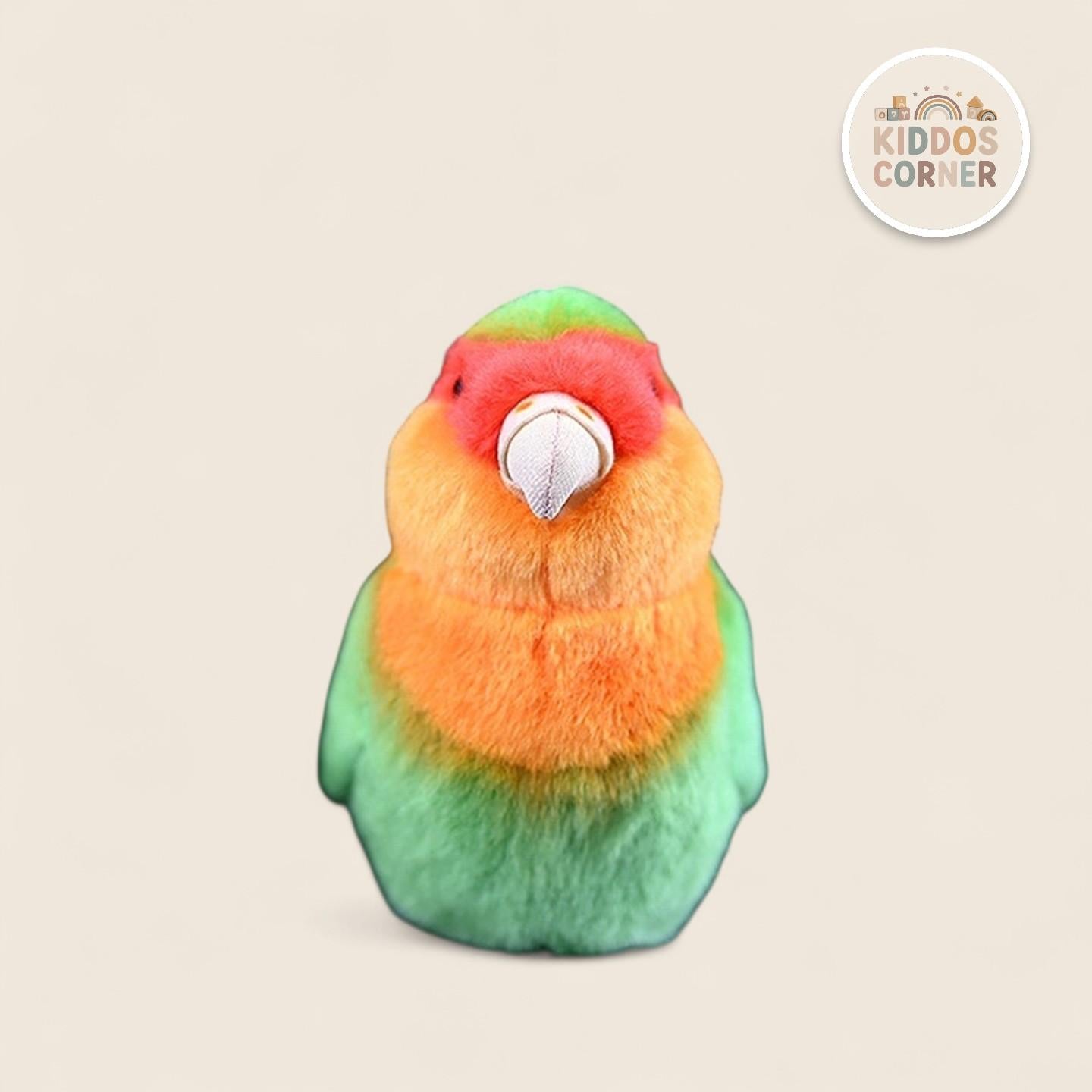 Green Lovebird Soft Stuffed Plush Toy