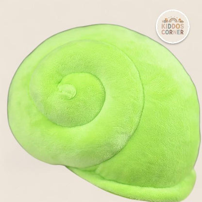 Green Mountain Snail Soft Stuffed Plush Toy