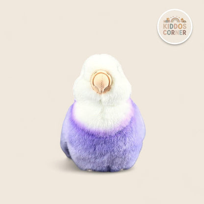 Purple Lovebird Soft Stuffed Plush Toy