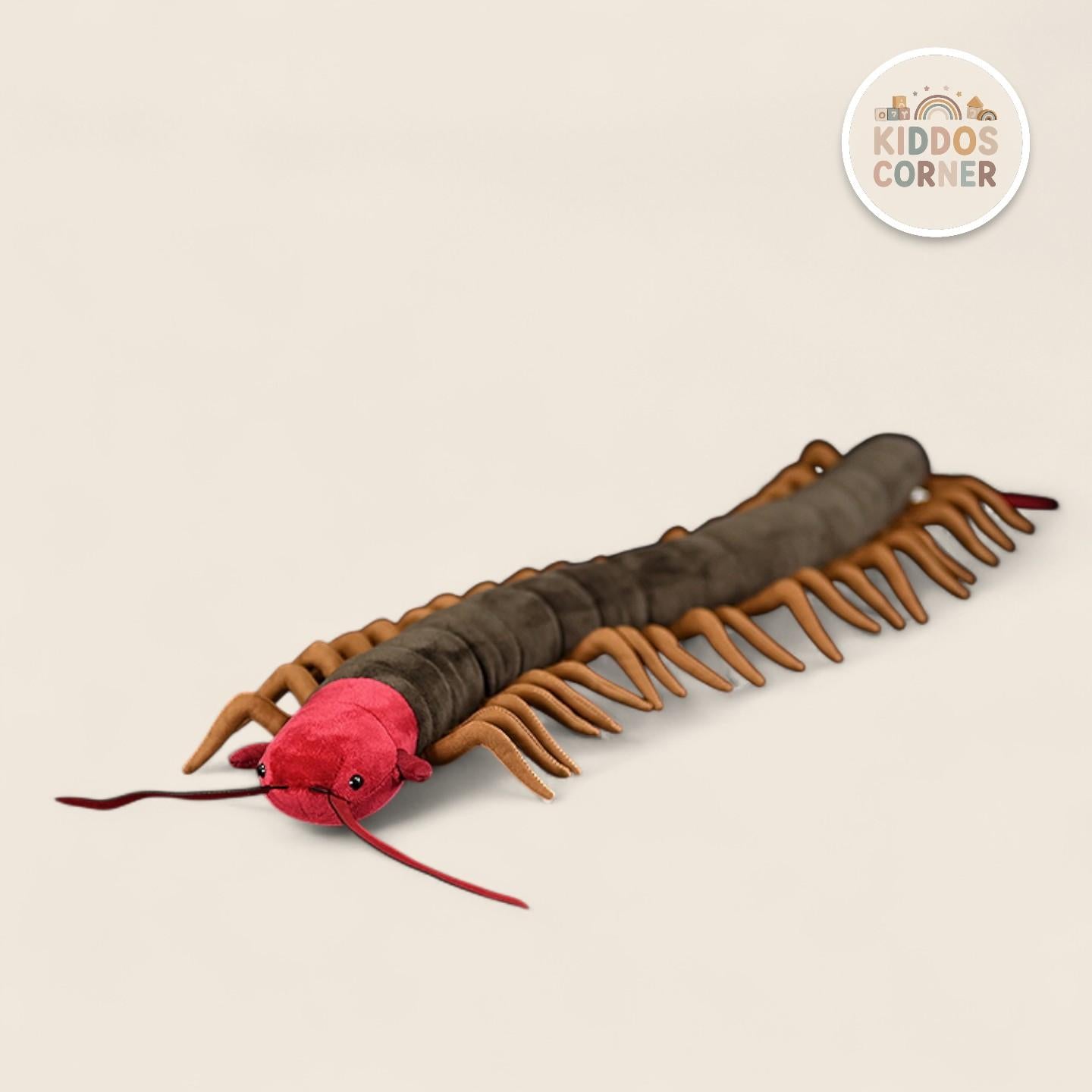 Chinese Red-Headed Centipede Stuffed Plush Toy
