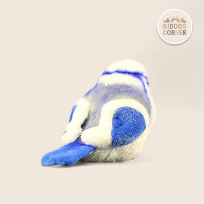 Azure Tit Bird Soft Stuffed Plush Toy