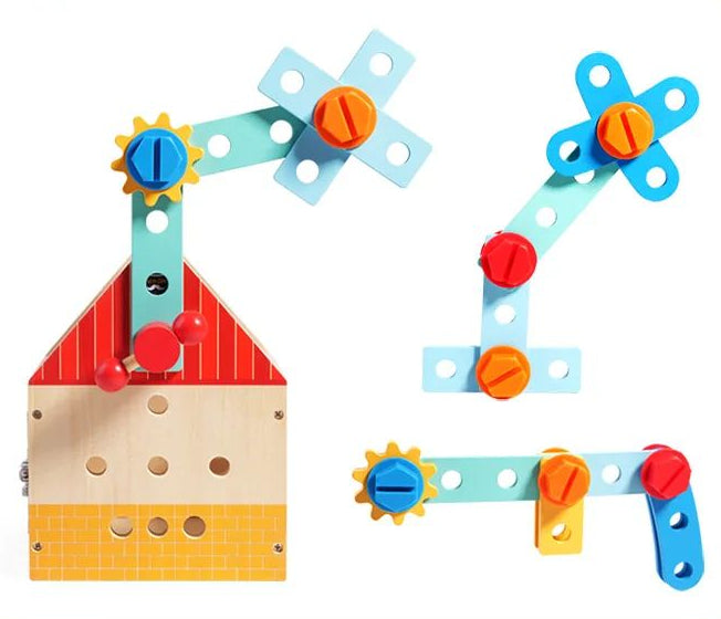 Busy Box™ - Discover & Learn - Wooden Activity Box