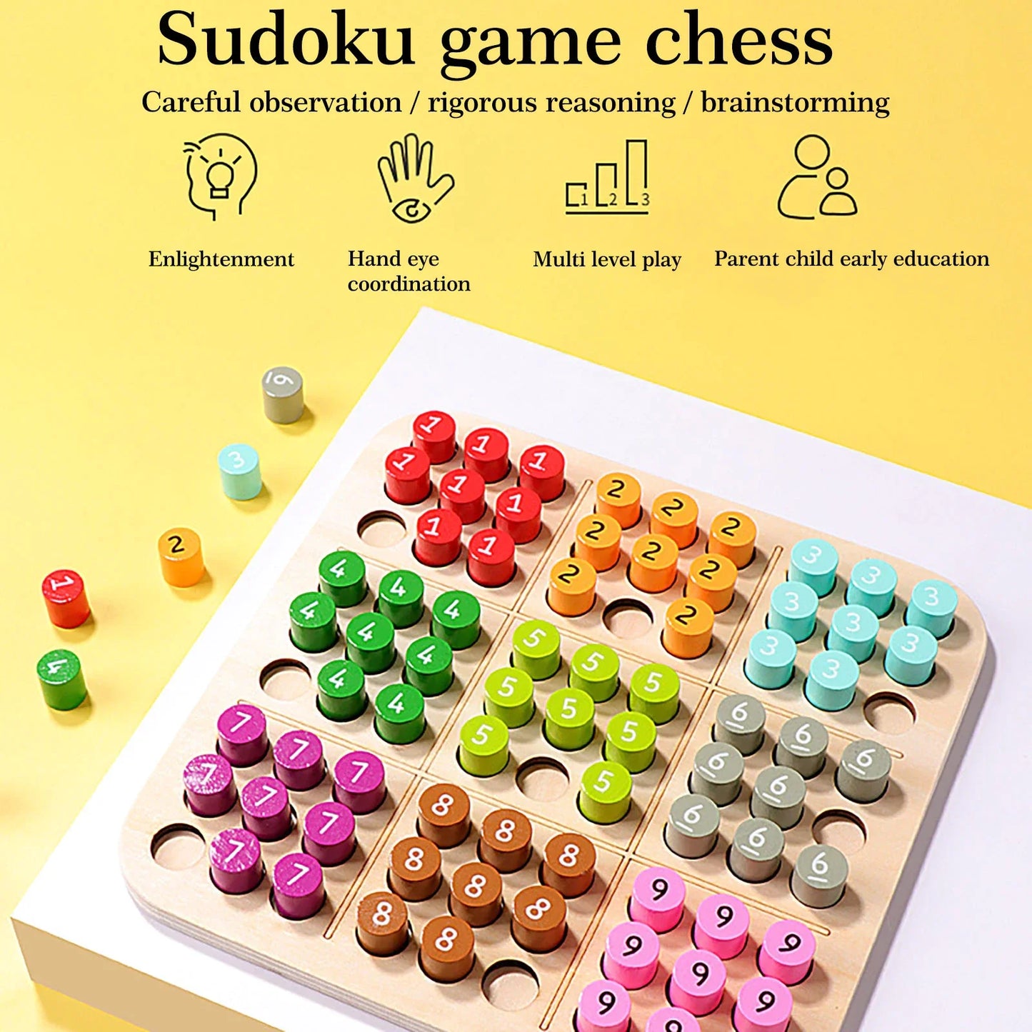 Woods™ - Eternal Fun! - Wooden 3D Sudoku