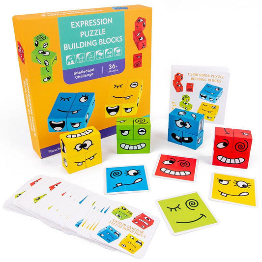Woods™ | Thinking Training for Children - Expression Block Puzzle