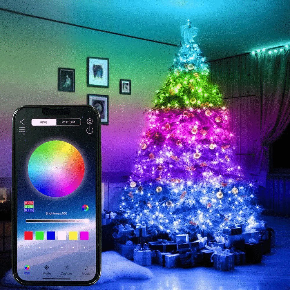 App-Controlled Christmas Tree Lights