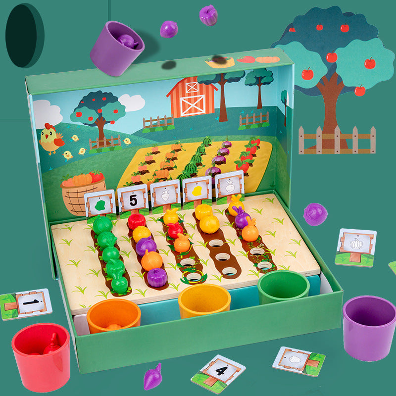 EduFarm – Playful Learning – Montessori Number & Color Game
