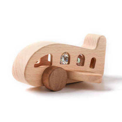 Woods™ - Promote Creativity & Motor Skills - Wooden Montessori Airplane Toys