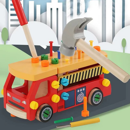 Woods™ - Fine Motor Skills & Coordination - Toy Construction Vehicle