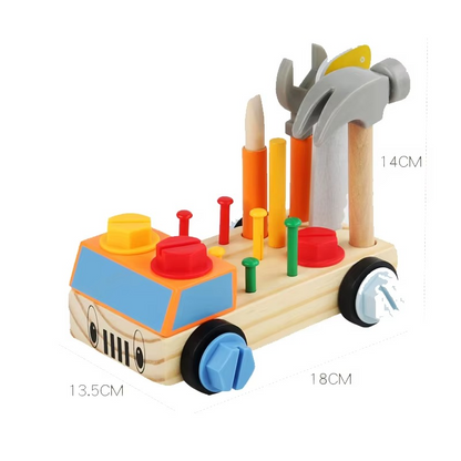 Woods™ - Fine Motor Skills & Coordination - Toy Construction Vehicle