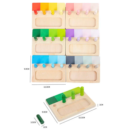 Woods™ - Colorful Montessori - Learning Fun Board