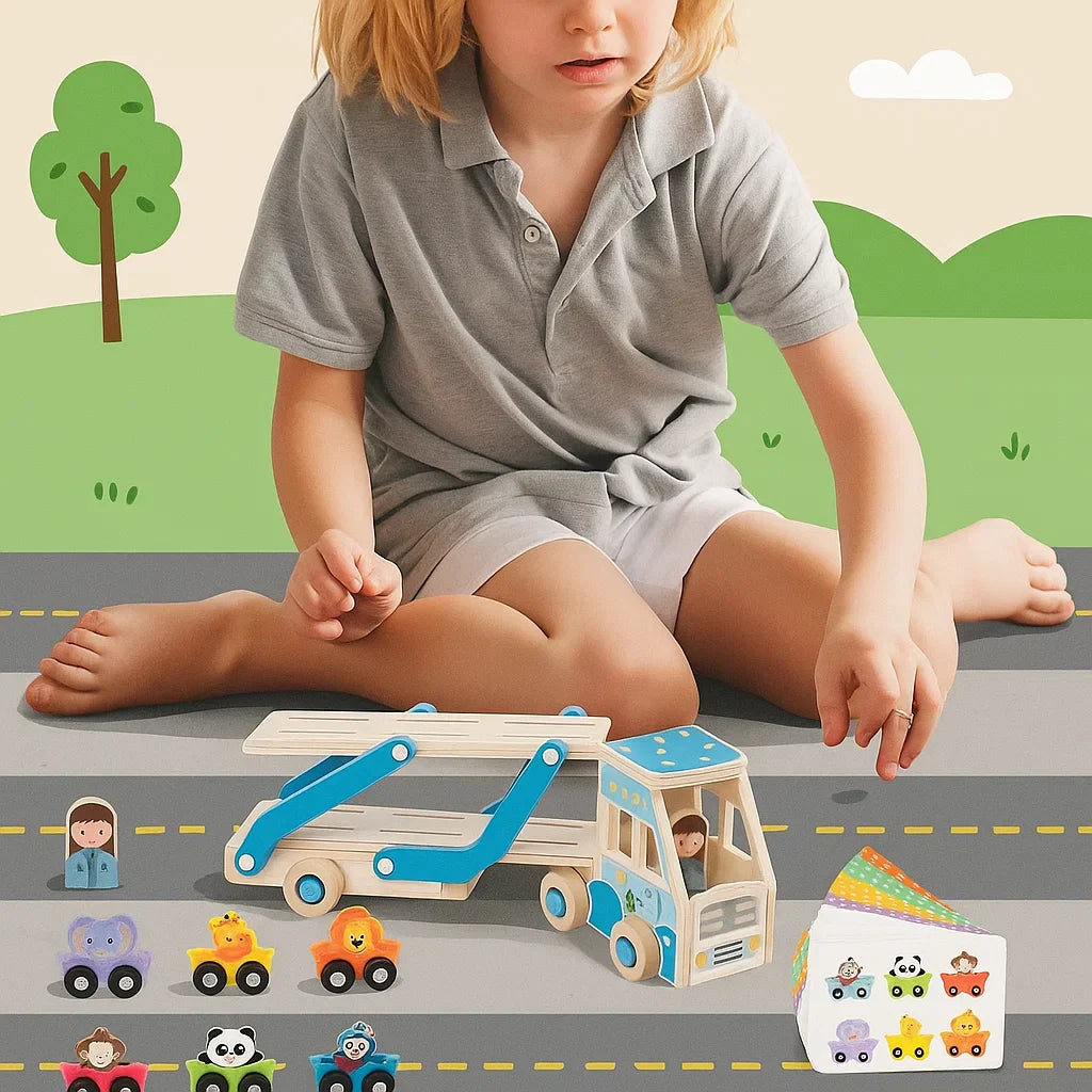 CargoMatch – Creative & Educational – Wooden Truck