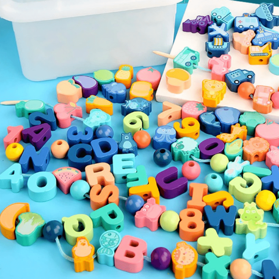 Woods™ - Improve Fine Motor Skills - Educational Bead Stringing