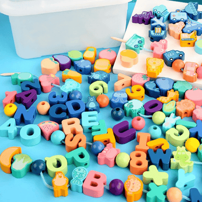 Woods™ - Improve Fine Motor Skills - Educational Bead Stringing