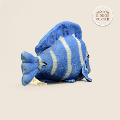 Atlantic Blue Tang Fish Soft Stuffed Plush Toy