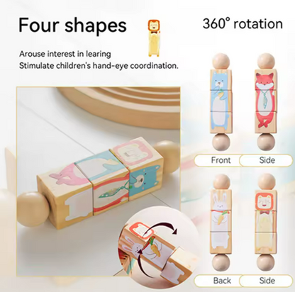 Woods™ - Spin & Learn - Rotating Toddler Puzzle